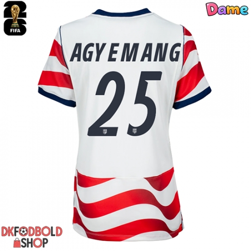 Forente stater Patrick Agyemang #25 Hjemmebanetrøje Dame VM 2026 Kort ærmer